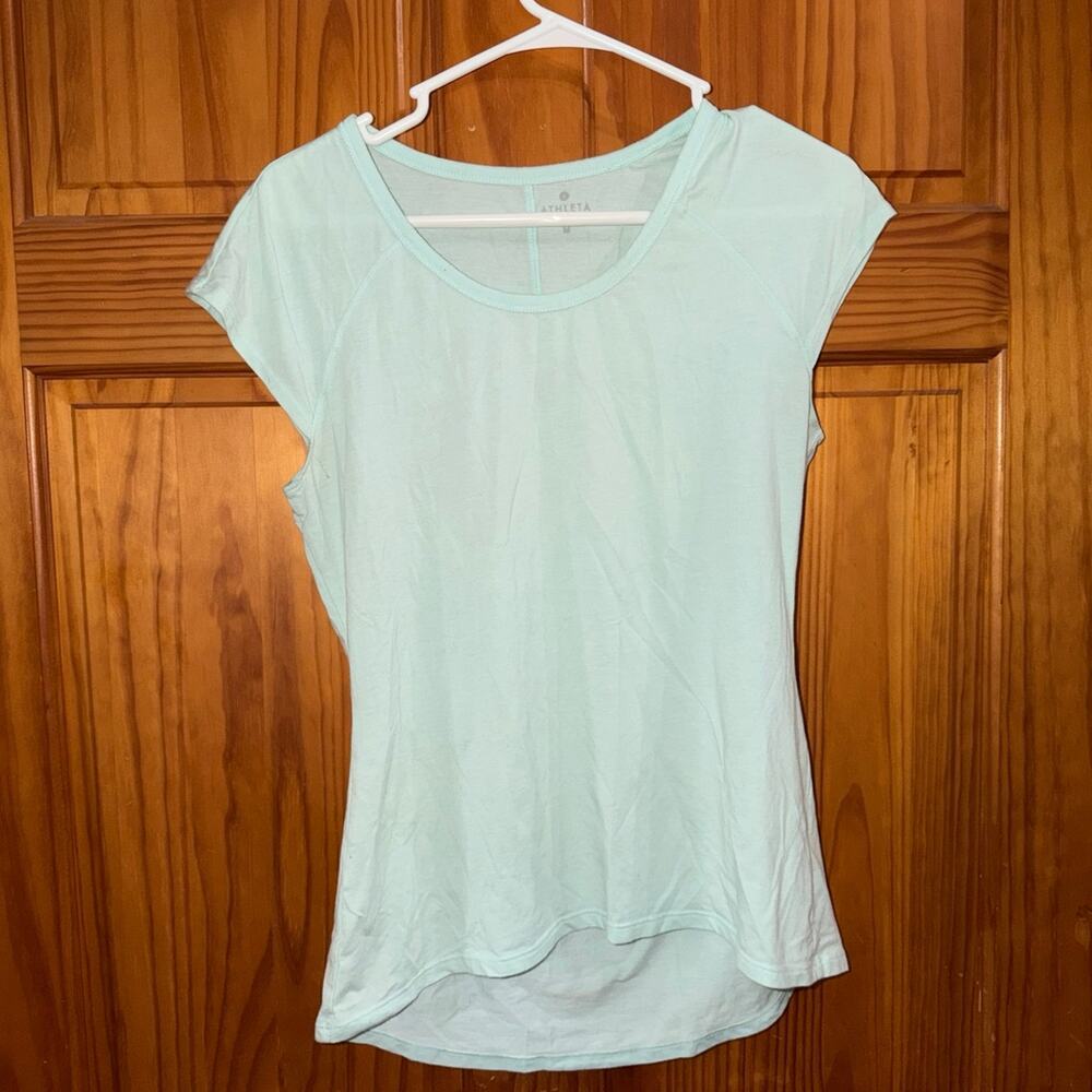 Athleta Women's Basic Tee Green Athletic Size M